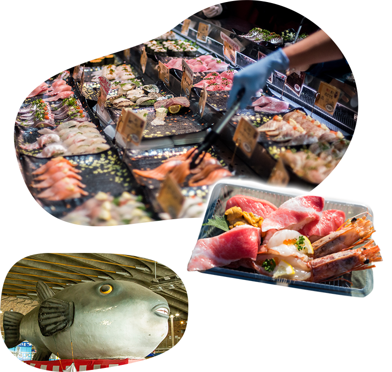 唐戸市場：画像